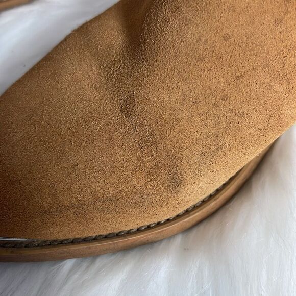 Dolce Vita Oaxana Butterscotch Suede Booties Sz 8 - Picture 8 of 8
